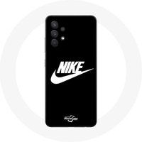 Nike Etui voor Samsung Galaxy A13 4G / A13 4G Lite Nike Logo witte achtergrond Zwart Maniacase
