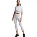 Superdry Run 3/4 Tight Crop T-shirt Met Korte Mouwen Wit S Vrouw