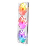 NZXT F420 RGB Reverse - 420mm Enkelram Reverse Fan - Wit