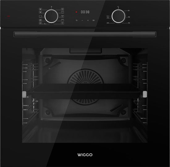 Wiggo WO-BFA610(B) - Inbouw oven - Airfryer - Hetelucht - 73L - Zwart - 5 jaar garantie