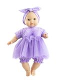 Paola Reina Manus Noemi zachte babypop blank meisje met blauwe ogen 36cm