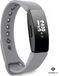 Strap-it Fitbit Inspire / Inspire HR / Inspire 2 silicone band - grijs - Maat: L