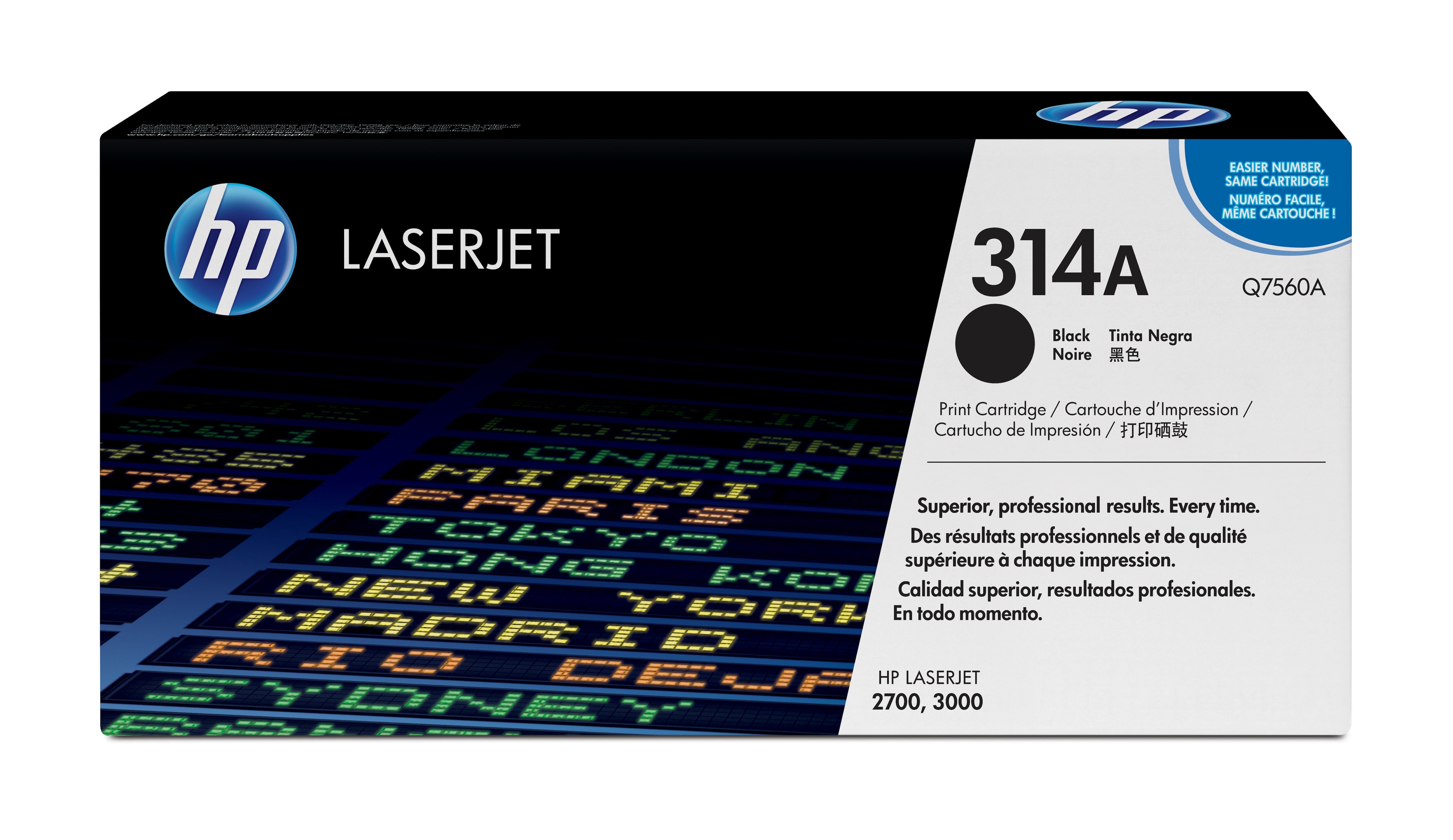 HP 314A Black Original LaserJet Toner Cartridge