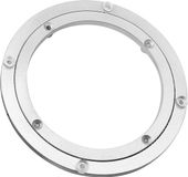 Merkloos Stevige draaitafel van aluminiumlegering, draaibaar kogellager, ronde eettafel, gladde draaiplaat op tafelblad, serveermassa