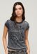 Superdry Retro Rocker T-shirt Dames Korte Mouw Jet Black S