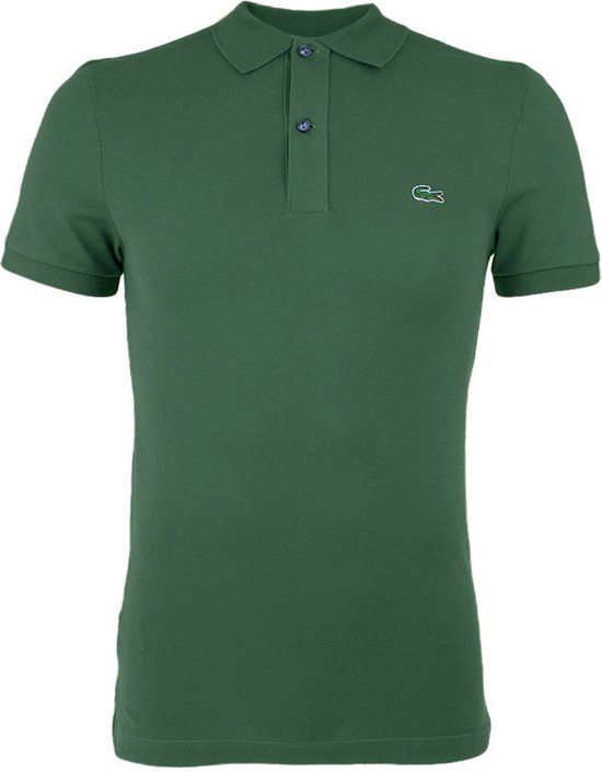Lacoste - Poloshirt Pique Groen - Slim-fit - Heren Poloshirt Maat 4XL