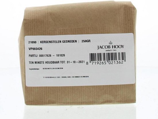 Jacob Hooy Kersenstelen 250 gr