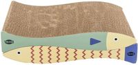 Trixie Krabmat Vis - Met Catnip - Mintgroen/Crème - 2 stuks