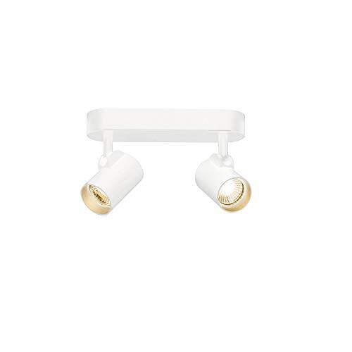 SLV wand- en plafondopbouwarmatuur HELIA/plafond- en wandverlichting binnen, plafondspot / 3000K 18 W 1200 lm wit dimbaar 35 graden