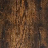 VidaXL Schoenenkast 75x38x97,5 cm bewerkt hout en metaal gerookt eiken