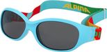 Alpina Sports Flexxy Bril Kinderen, blauw/bont