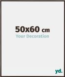 yd. Cadre photo 50x60 cm Plastique Anthracite Evry