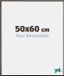 yd. Cadre photo 50x60 cm Plastique Anthracite Evry