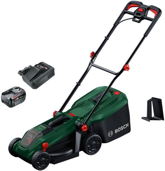 Bosch Rotak 18V-32 - Inclusief 4.0Ah 18V accu en AL18V-44 lader & Mulchplug