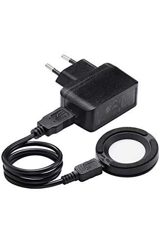 ETT Eco Tech Time Led-snellader voor zonne-energie, oplader, met USB-aansluiting en netadapter, zwart
