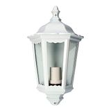 Zarivy Wandlamp Milan aluminium glas wit E27 100W IP44 25x12x43cm