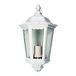 Zarivy Wandlamp Milan aluminium glas wit E27 100W IP44 25x12x43cm