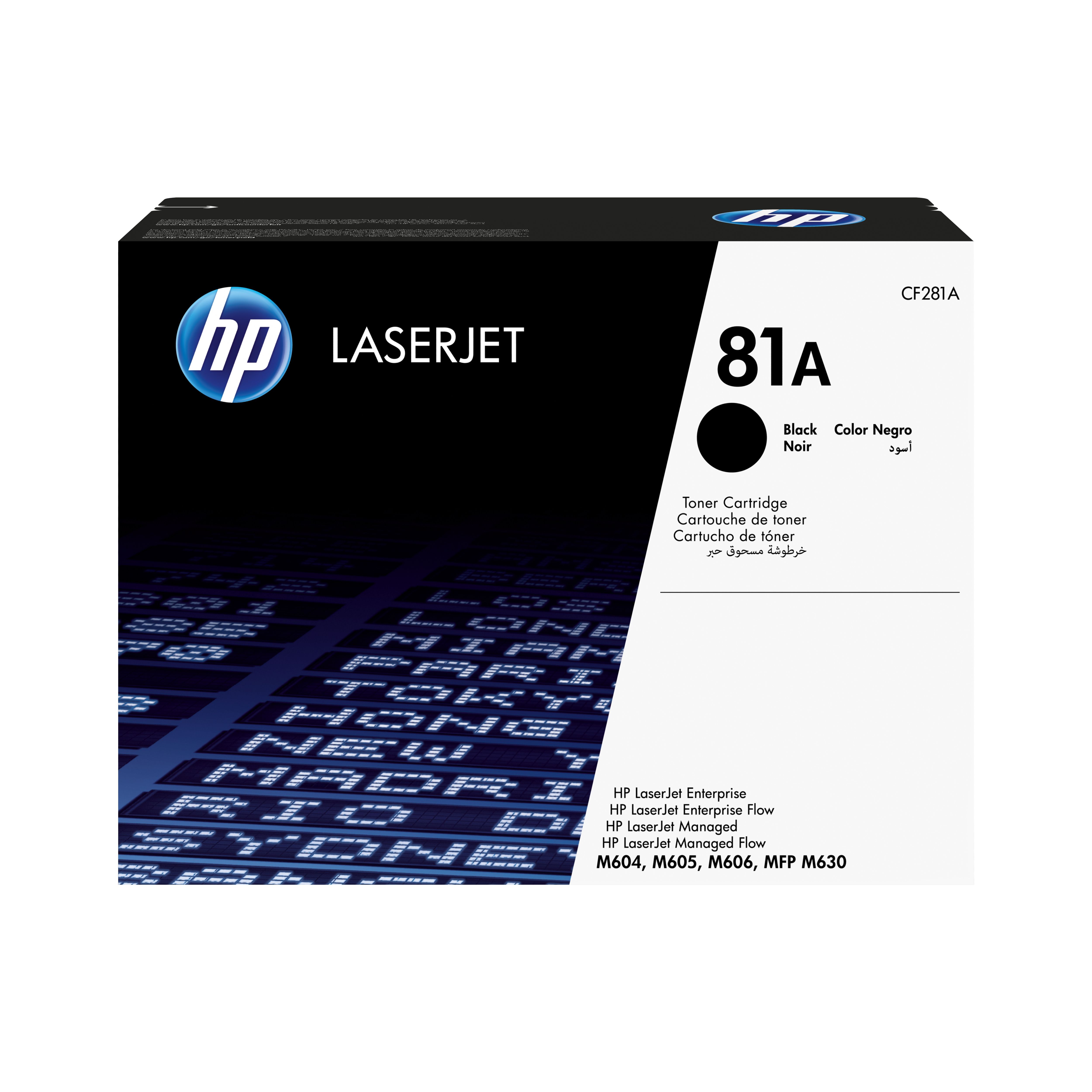 HP 81A Black Toner Cartridge (CF281A) - Original
