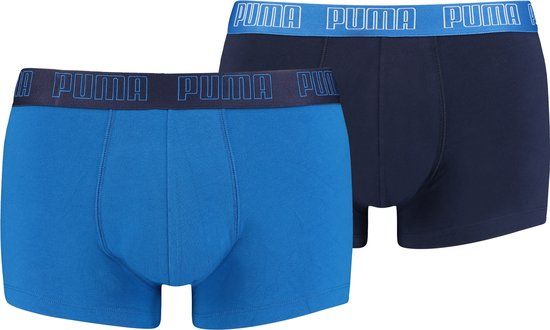 Puma Basic Trunk Men's Underwear - 2-pack - Blue - Size M