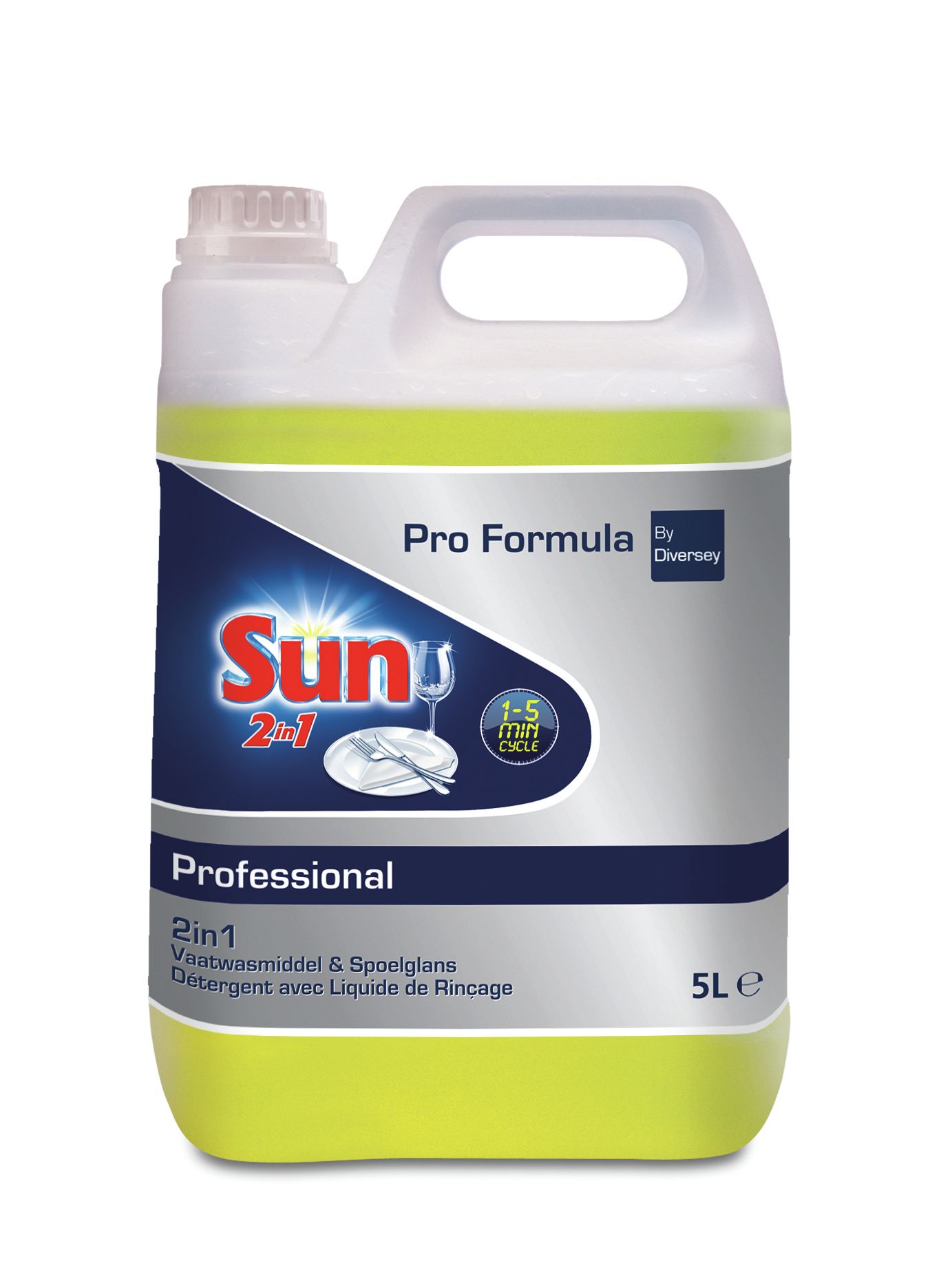 Sun Pro Formula Sun 2in1 Vloeibaar Vaatwasmiddel & Spoelglans 5 L