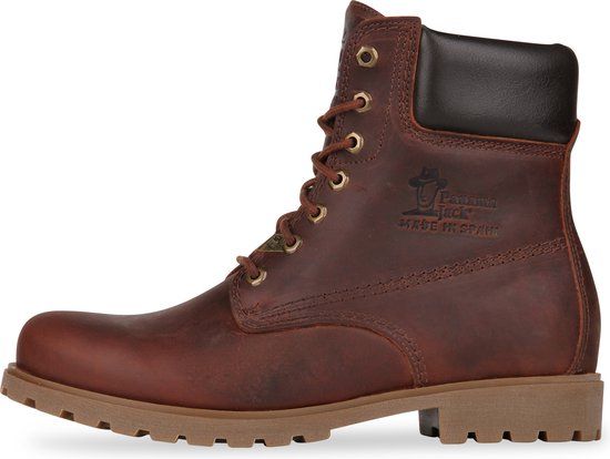 Panama Jack Panama 03 Heren Veterboots - Cognac - Maat 42