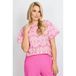 FLURESK top broderie roze