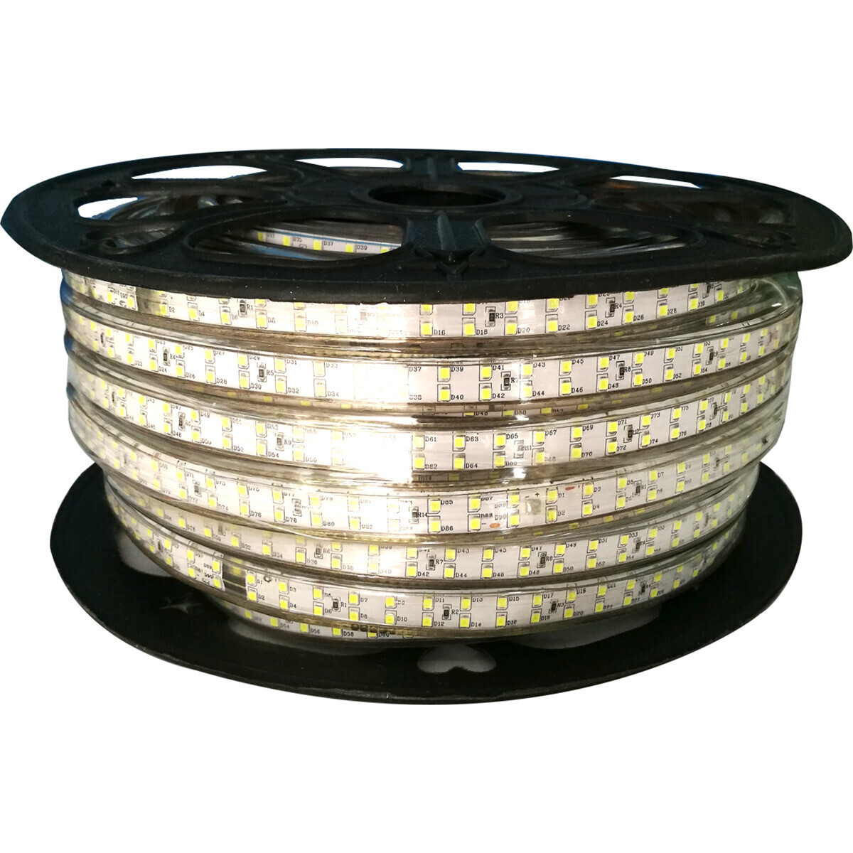 BES LED LED Strip - Aigi Strobi - 50 Meter - Dimbaar - IP65 Waterdicht - Helder/Koud Wit 6500K - 2835 SMD 230V