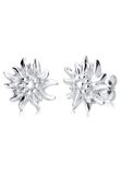 Elli - Oorbellen - Dames Oorsteker Edelweiss Traditioneel in 925 Sterling Zilver - Dames