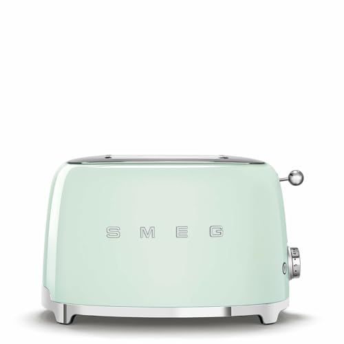 SMEG TSF01PGEU | Broodrooster 2 plakjes 50's Style | Pastelgroen