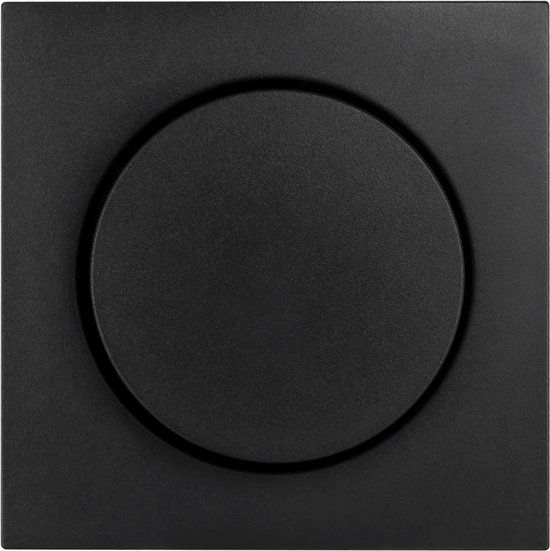 ION Industries E1 Dimmerknop Enkelvoudig - Mat Zwart