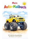 Mein Auto-Malbuch: 45 fröhliche Ausmalbilder für Kinder von 3-5 Jahren