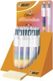 BIC Colours Rainbow 4-kleurenbalpen | medium | display van 30 stuks