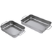 SILVERCREST Inox braadslede met rooster of Inox braadsledes, 2 stuks (Klein)