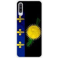 Samsung Galaxy A70 Drapeau guadeloupe Verstevigd hoesje met sublimatie bedrukking