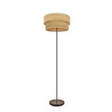 PRENDELUZ Dubbele woonkamertafel, bruin en licht hout, 162 x 40 x 40 cm