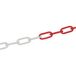 Godet bucket steel chain - galvanized two-tone