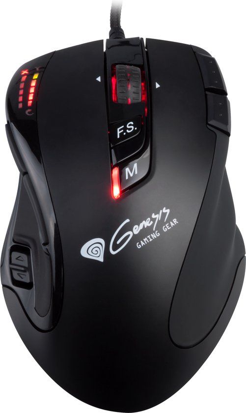 Genesis Gaming Muis GX78 - Zwart