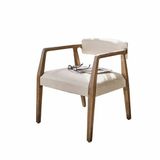 LOBERON Fauteuil Bronwyn bruin/crème