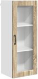 vidaXL Wandkast PORTO Sonoma Eikenhout 40 x 31 x 100 cm