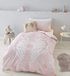 Catherine Lansfield Angel Wings Glitter Easy Care Eenpersoons Dekbedovertrek Roze