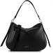 Coccinelle Leren schoudertas Nory Handbag Grained Leather Noir zwart