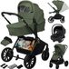 Lionelo Mika Plus Kinderwagen 3-in-1 met i-Size Autostoel - Groen