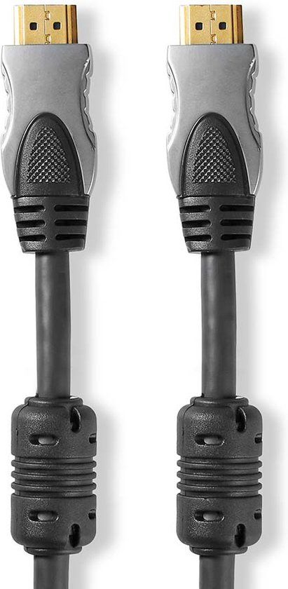 Nedis High Speed HDMI Cable - 10m - Antraciet