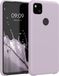 kwmobile telefoonhoesje geschikt voor Google Pixel 4a - Hoesje met siliconen coating - Smartphone case in lila wolk