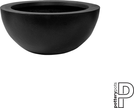 Pottery Pots Vic Bowl Plantenschaal - Zwart - Ø 38.5 cm