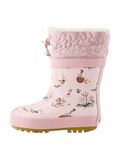 Next - Meisjes - Thinsulate gevoerde regenlaarzen met rand - Roze