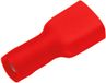Orbit Electronic Platte stekker - Kabelschoen - Vrouwelijk - Geïsoleerd - 6.3x0.8mm - 0.5-1.5mm² - Rood - 25 stuks
