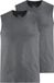 FALKE Daily Comfort Multipack Muscle Shirt ademend katoen top van onderlaag heren grijs - maat XXL