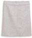 Tom Tailor - Comfortabele rok in gemêleerde look - Maat 40 - medium silver grey melange