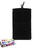 Hoes MUZZANO Hoes Sony D2203 [Cocoon] [zwart] + stylus en reinigingsdoekje